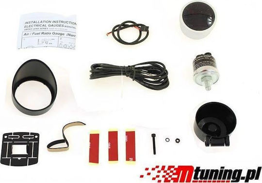Αναλογικό Όργανο Πίεσης Καυσίμου Αυτοκινήτου 52mm για τοποθέτηση στο Ταμπλό