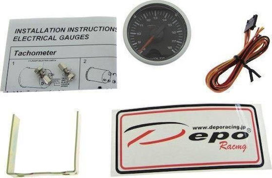 Uhr und Spannungsmesser Für das Auto 52mm