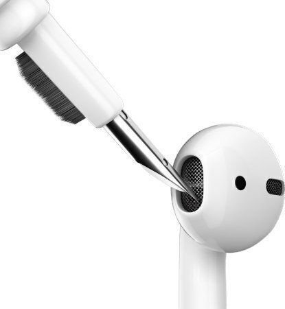 KeyBudz Aircare Cleaning Kit Cleaning Set White for Apple AirPods