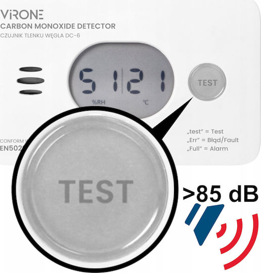 Orno Carbon Oxide Sensor 2xaa