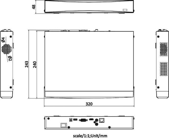 Hikvision Ds-7608nxi-k1(d) Καταγραφικό NVR με Ανάλυση 4K