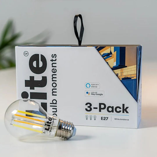 Lite Bulb Moments Smart Bulbs LED 7W for Socket E27 RGB 3pcs