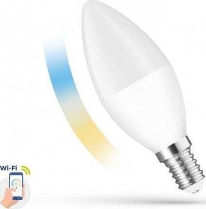 Spectrum Bec Smart LED 5W pentru Dulie E14 Alb reglabil 410lm Reglabil în intensitate