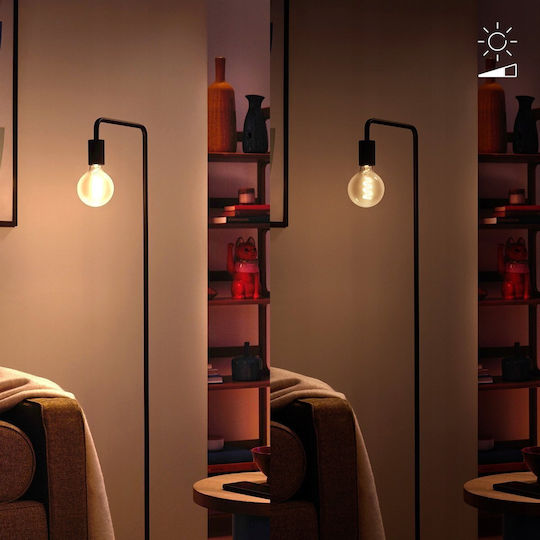 Philips Смарт крушка LED 6.3W за фасунга E27 и форма G95 RGBW 470лм