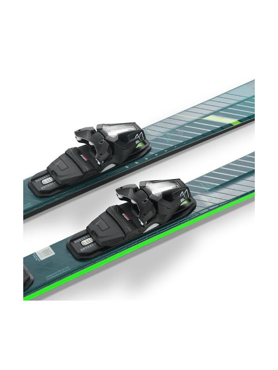 Elan Primetime Ski Boots in Green Color with Bindings