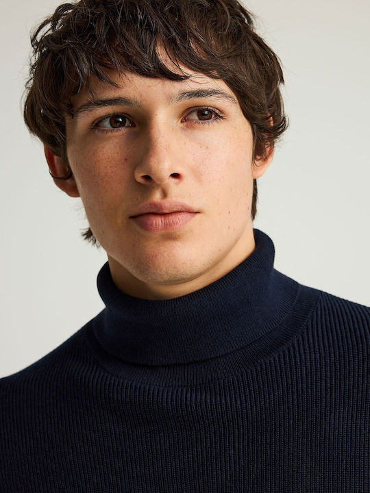Long Sleeve Navy Blue Sweater