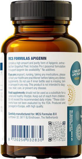 MCS Formulas Apigenin Max 200mg 60 κάψουλες
