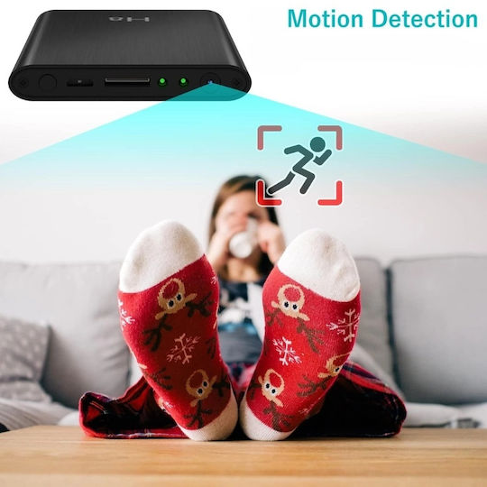 Iuni H8 Cameră Spion Power Bank Full HD 8GB 5000mAh WiFi Vedere Nocturnă Detectare Mișcare