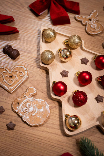 Excellent Houseware Weihnachtlich Platte Holz