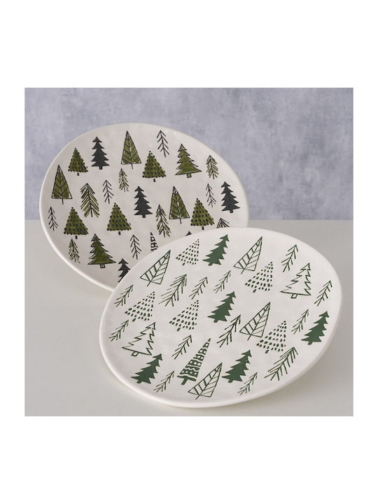 MSA Weihnachtlich Platte D22cm. (Μverschiedene Designs/Farben)