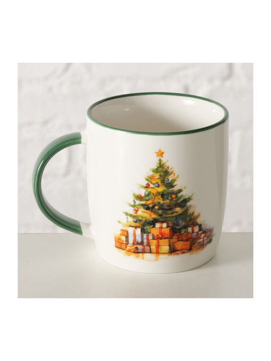 MSA Christmas Mug Green D8.5cm.