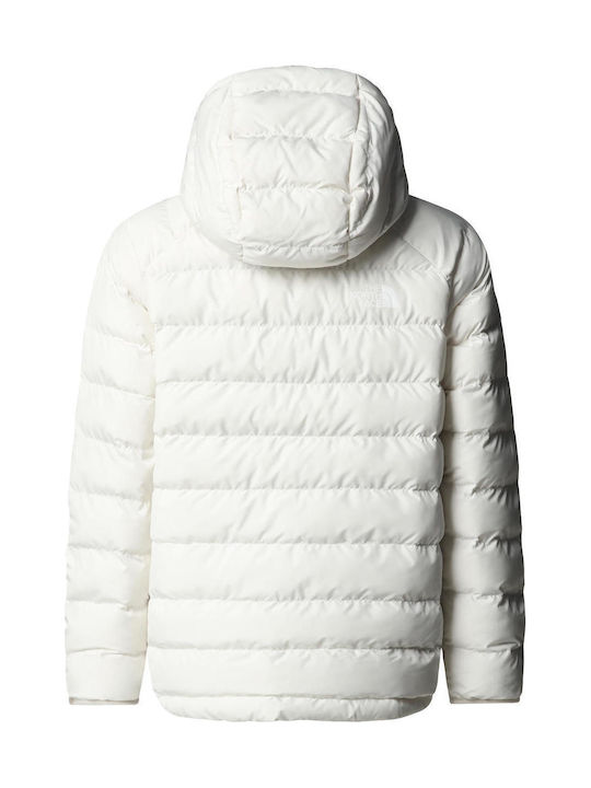 Kids' Sports Jacket Double Sided with Hood White