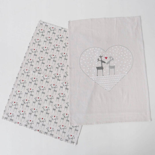 Boltze Set Ornamente de Crăciun Șervețele L70xW50cm. 2buc