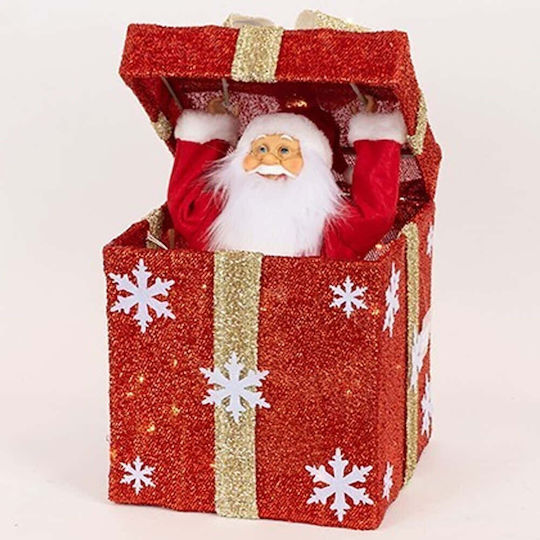 Eurolamp Illuminated Christmas Figure 25x25x34cm with Music