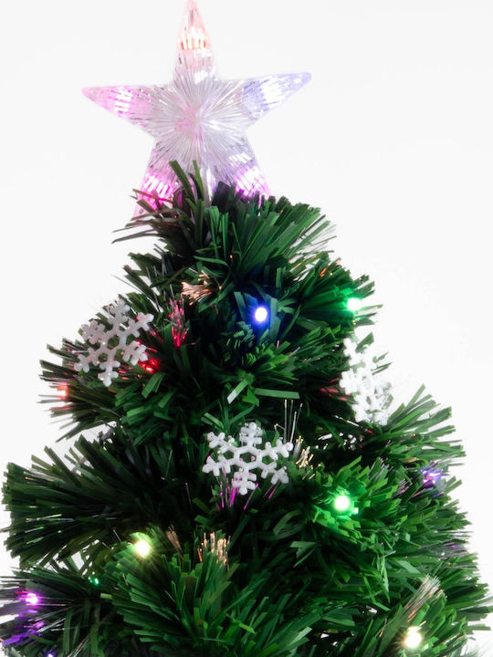 Weihnachtsbaum 90cm mit Faseroptik-Beleuchtung