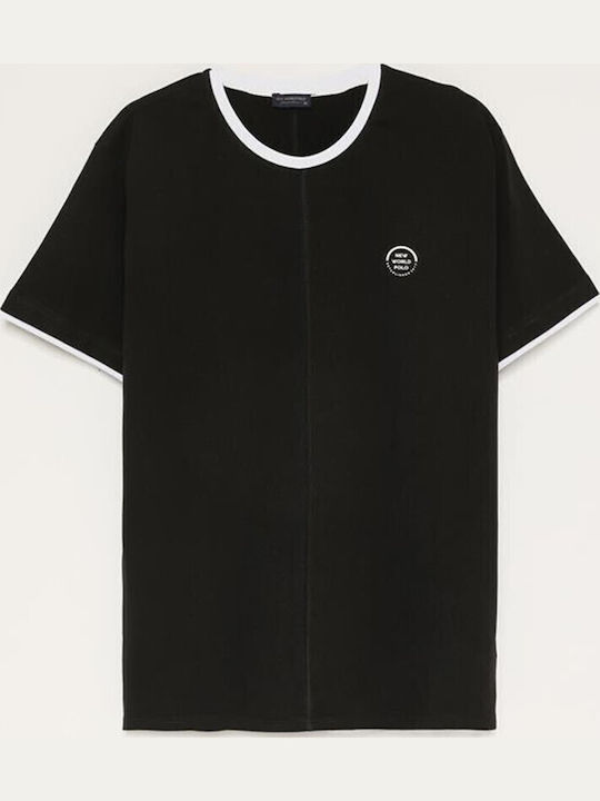 T-shirt Μαύρο