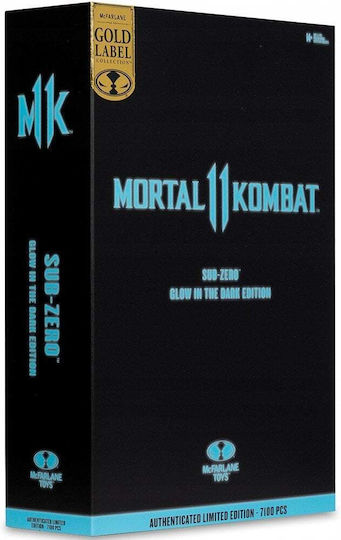 Mcfarlane Toys Mortal Kombat Mortal Kombat Gold Label Glow In The Dark Edition Sub-zero By Todd Mcfarlane Фигура За Действие 18см