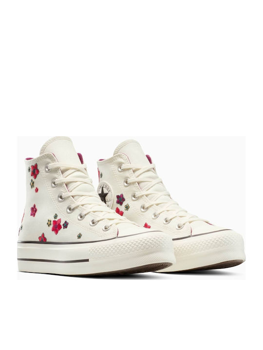 Chuck Taylor All Star Flatforms Sneakers Beige