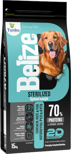 Tanko Belize 15kg Dry Food Diet for Neutered Dogs with Meat