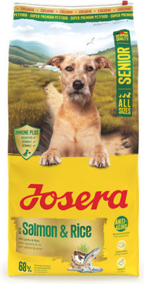 Josera Plus 12.5kg Trockenfutter für ältere Hunde mit Lachs, Reis und Geflügel