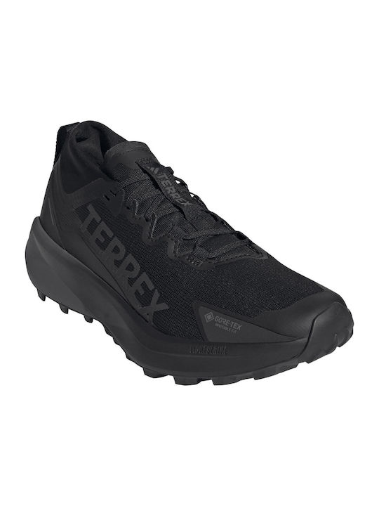 Terrex Agravic Gtx Sport Shoes Trail Running Waterproof with Gore-Tex Membrane Core Black