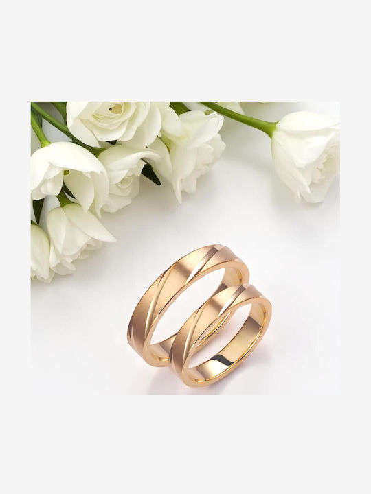 Valauro – Wedding Rings Yellow Gold 9K Thickness 4.00mm