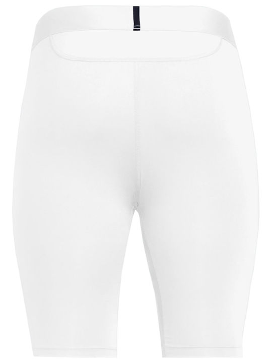 adidas Techfit Ανδρικό Αθλητικό Κολάν Κοντό Λευκό