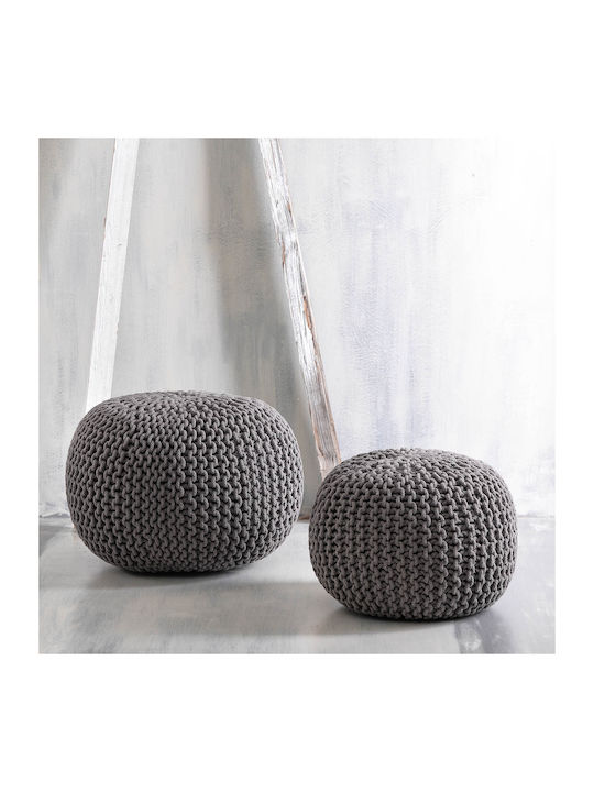 Bean Bag Chair Stool Waterproof Mayo Gray 45x45x30cm