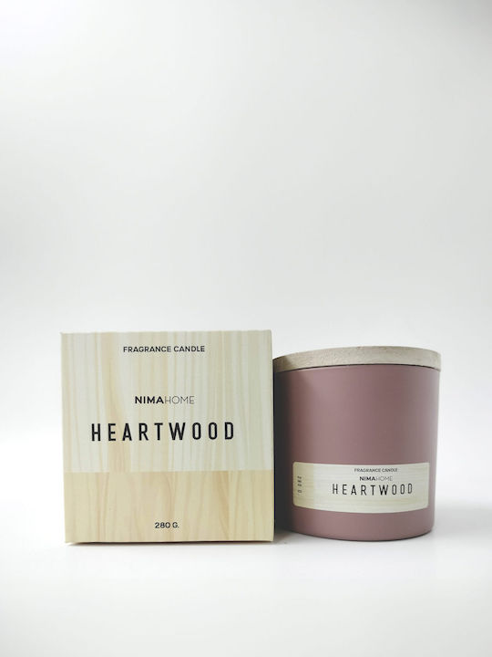 Nima Aromatic Candle in Jar with Heartwood Perfume 250g