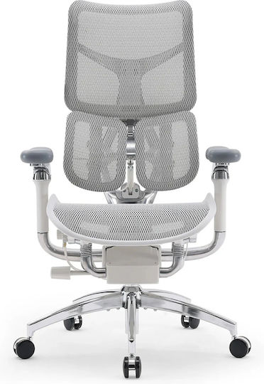 Sihoo Doro S300 Office Chair with Adjustable Arms Off White