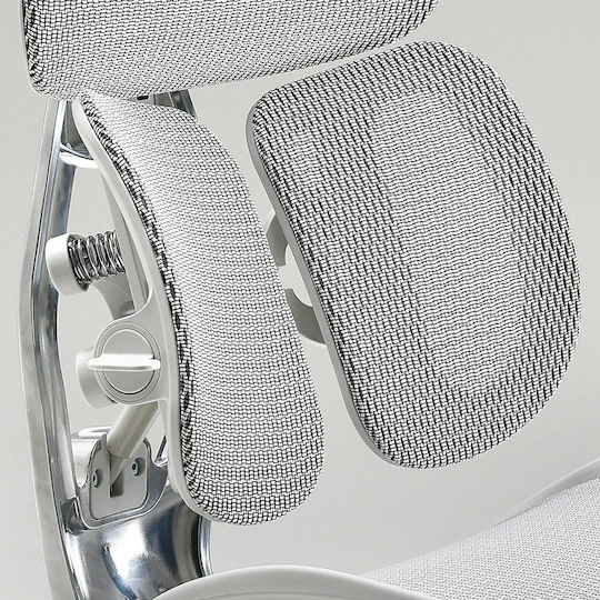 Sihoo Doro S300 Office Chair with Adjustable Arms Off White