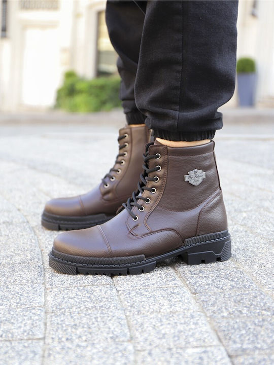 Piele Negru Ghete barbati