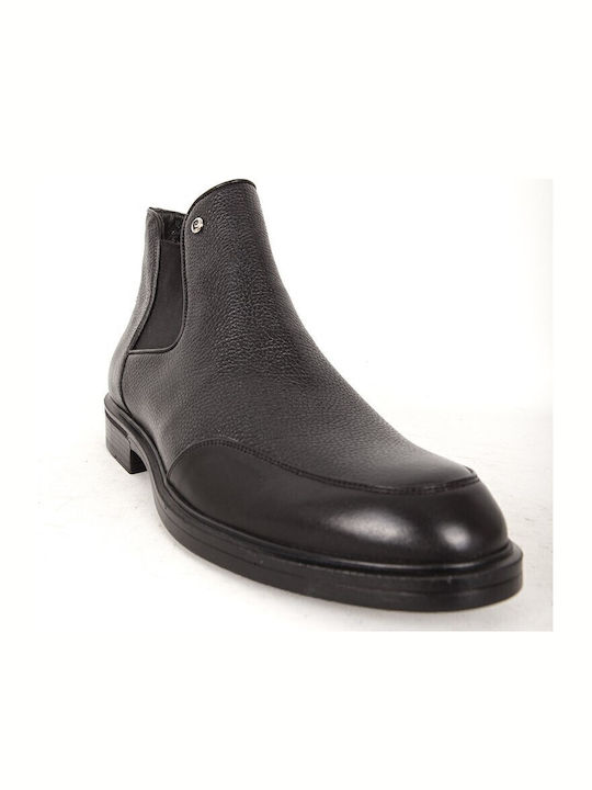 Piele Negru Ghete barbati