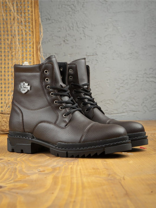 Piele Negru Ghete barbati