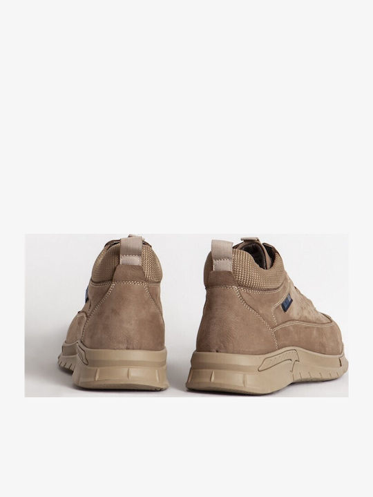 Leder Beige Herrenstiefel
