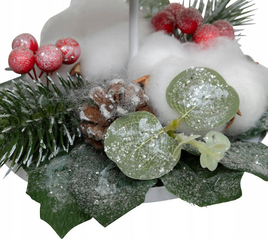 Atmosphera Christmas Metallic Candlestick
