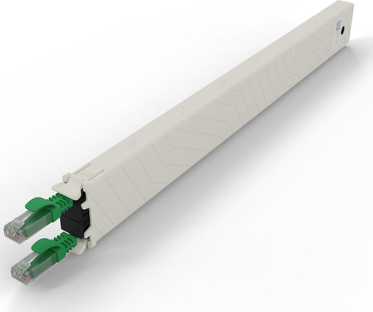 Patchbox U/UTP Kat.6a Ethernet-Netzwerkkabel 0.8m Grün 1Stück