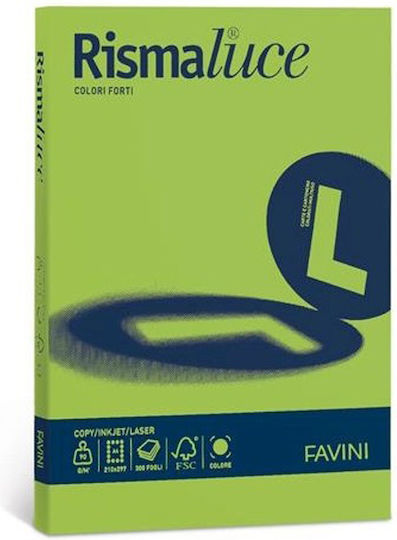 Favini 50 Φύλλα Rismaluce 200g/m2 Φυστικί 54 21x29,7 A4