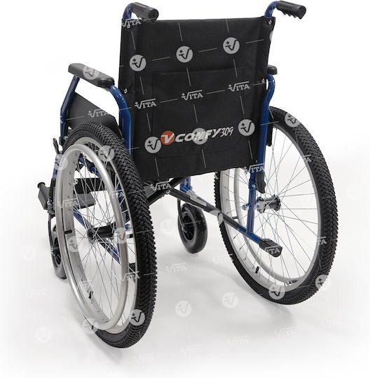 Vita Orthopaedics Folding Wheelchair 24" Folding Simple Type 46cm 09-2-069