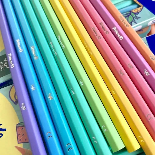 Pelikan Pastel Ξυλομπογιές Σετ 12 χρώματα