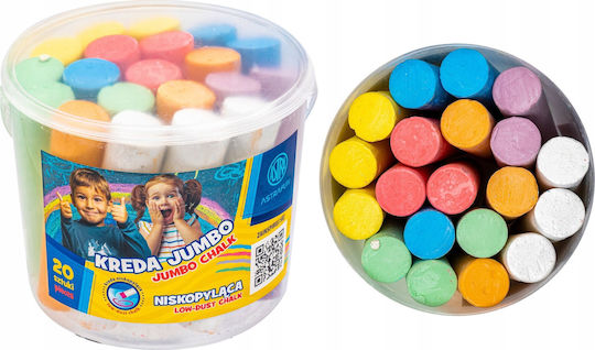 Astra Set de creioane colorate cu vârf gros 20buc Pachet de 1 ambalaje