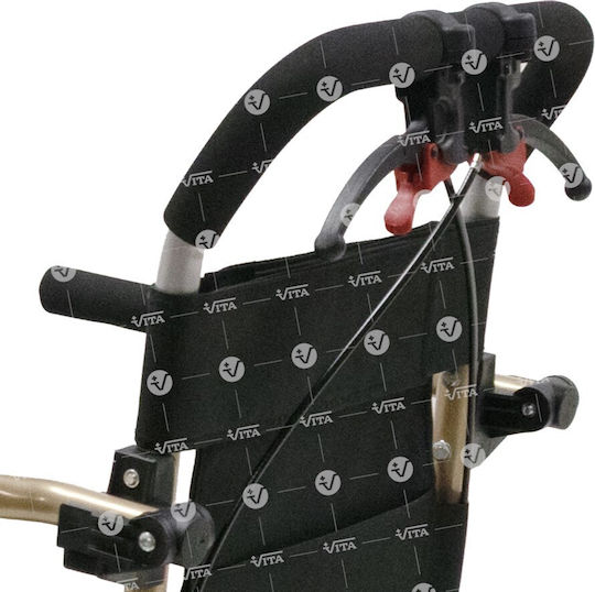Vita Orthopaedics Folding Light Type Wheelchair 55cm 09-2-061 Gold