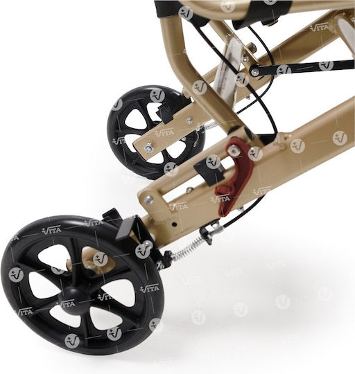 Vita Orthopaedics Folding Light Type Wheelchair 55cm 09-2-061 Gold