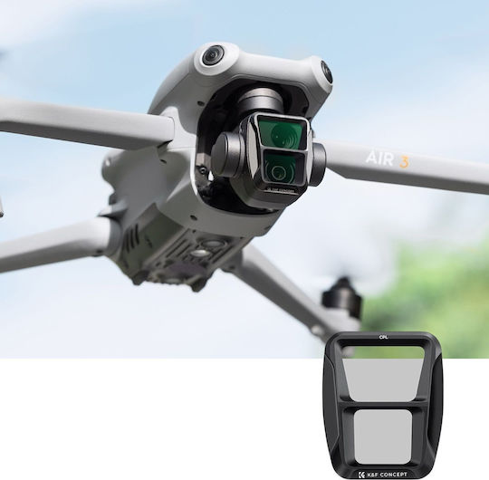 DJI Filter CPL K&F Concept for DJI Air 3 CPL Objektivfilter-Set für Drohne 1Stück