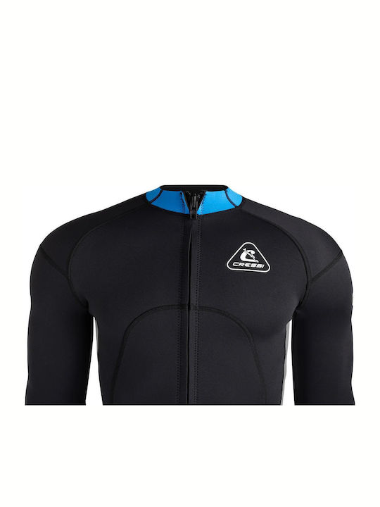 CressiSub Guardian Diving Jacket Double Lined with Zip Black 2mm