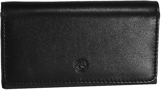 Ginis Leather Tobacco Pouch With Snap Closure Durable Black