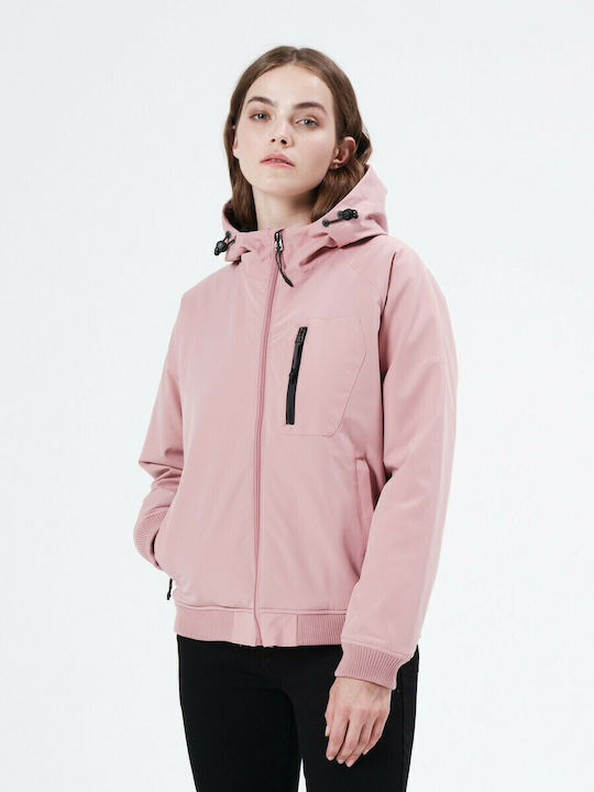 Softshell Γυναικείο Μπουφάν Ροζ