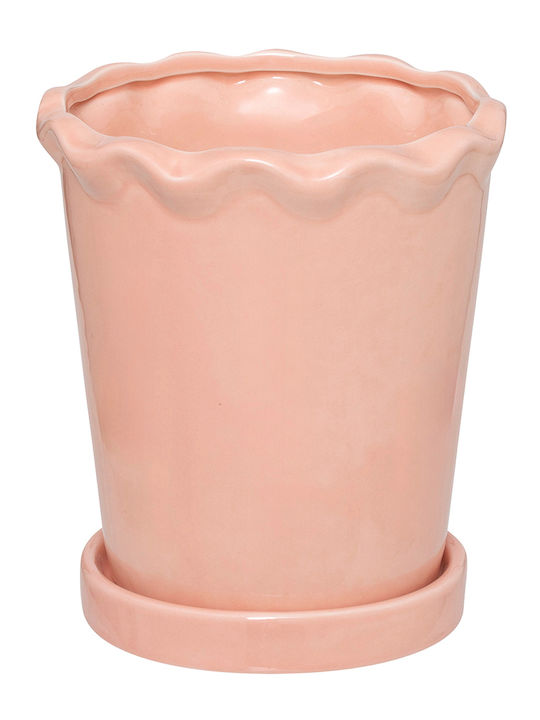 Vaze Pentru Plante Ceramică Roz 2 Buc