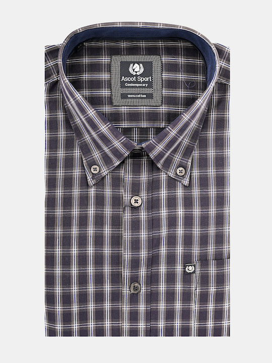 Ascott Bumbac Cămașă Dark Blue Ascott Bumbac Cămașă Dark Blue
