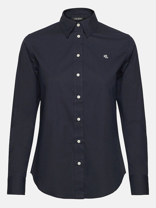 Langärmelig Damen Hemd Dark Blue